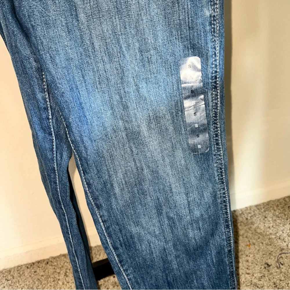 GAP Women's Slouchy Bib Overalls Indigo Blue Jean Denim Pants Size Small NWT - Picture 10 of 15